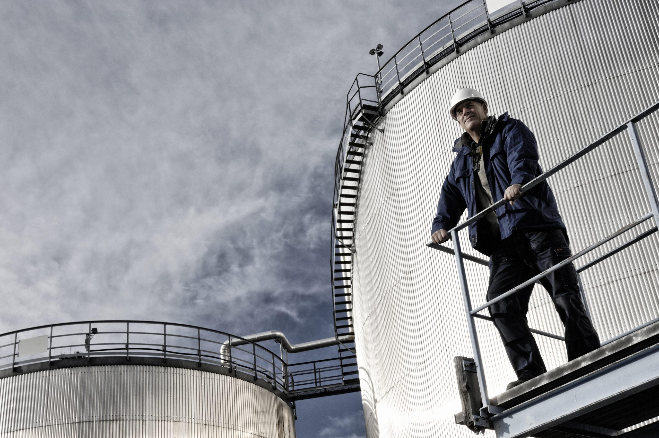 engineer and large oil towers engineer and large oil towers