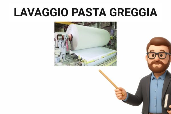 lavaggio della pasta greggia