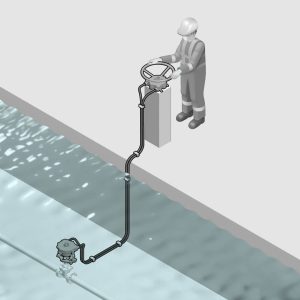 remote valve operator schematic submerged valves