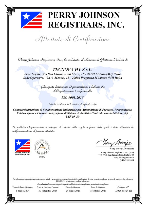 iso9001 italiano